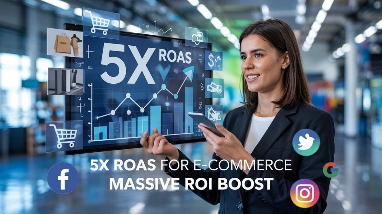 Generated 5x ROAS for an e-commerce store