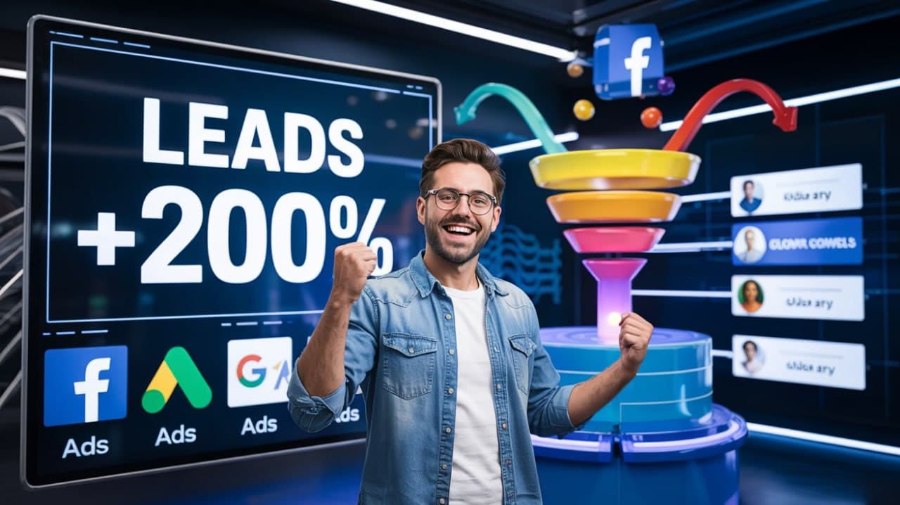 Boosted lead generation by 200% through paid ads